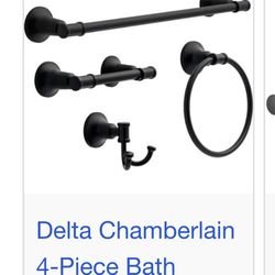 Delta Chamberlain 4pc Bath accessories 
