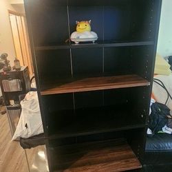 Target Black Bookshelf