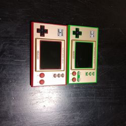 Zelda and Mario game and watch