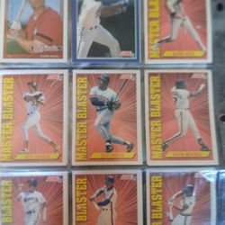 Big Head And Master Blaster Cards Baseball Cards With Bo Jackson And Todd Zelli