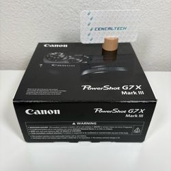 New Canon PowerShot G7 X Mark III - Silver
