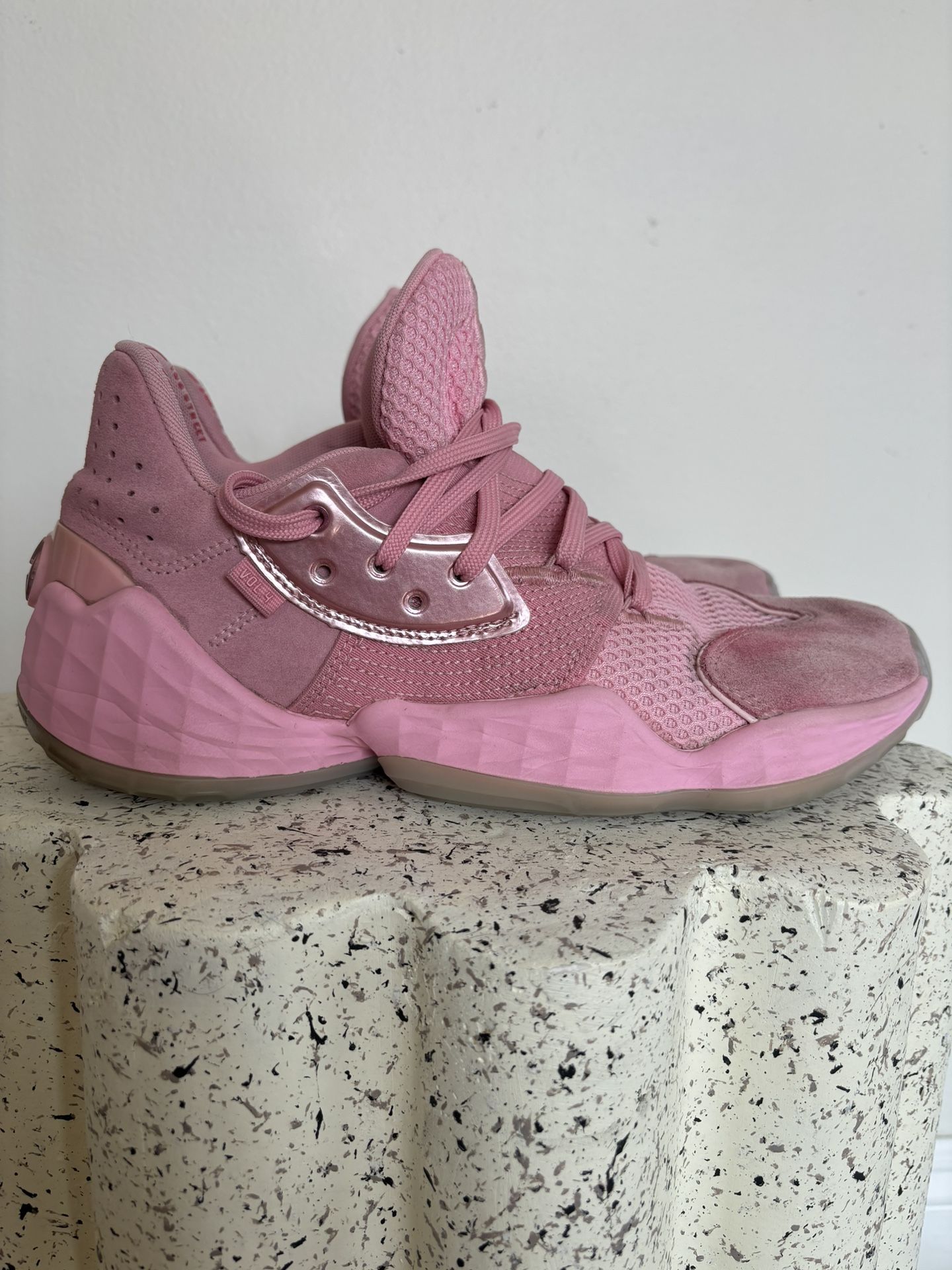 Adidas James Harden Vol. 4 Pink Lemonade, original shoe box not included Men Size 7.5