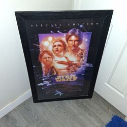Framed Star Wars Picture 