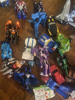 Assorted Transformers And Toy Cars For Sale