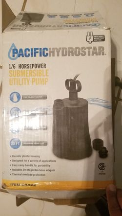 Brand new pool pump. Never used. $10