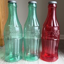 Large Coca-Cola Plastic Banks Made In The USA
