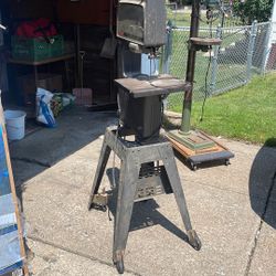 Standing Band Saw On Wheels