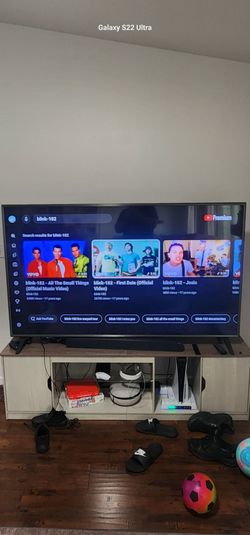 LG 75 inch Large Flat Screen Smart TV With TV Stand