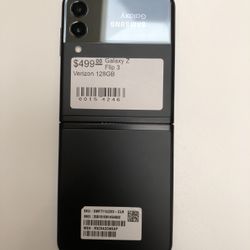 Galaxy Z Flip 3 Verizon 128 GB Black 