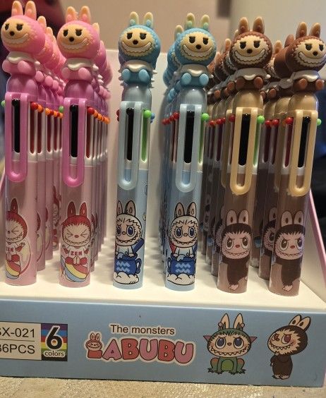 Labubu Multicolored Pens