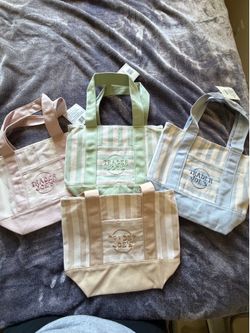 Limited edition Trader Joe's Mini Canvas Tote Bags