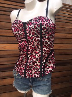 Cute animals print corset size large nice for your Halloween 🎃 costume