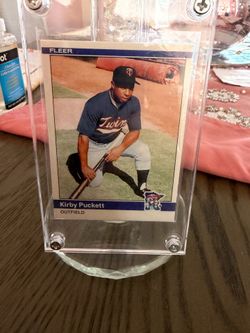 Kirby Puckett 1984 Fleer Update Rookie Baseball Card