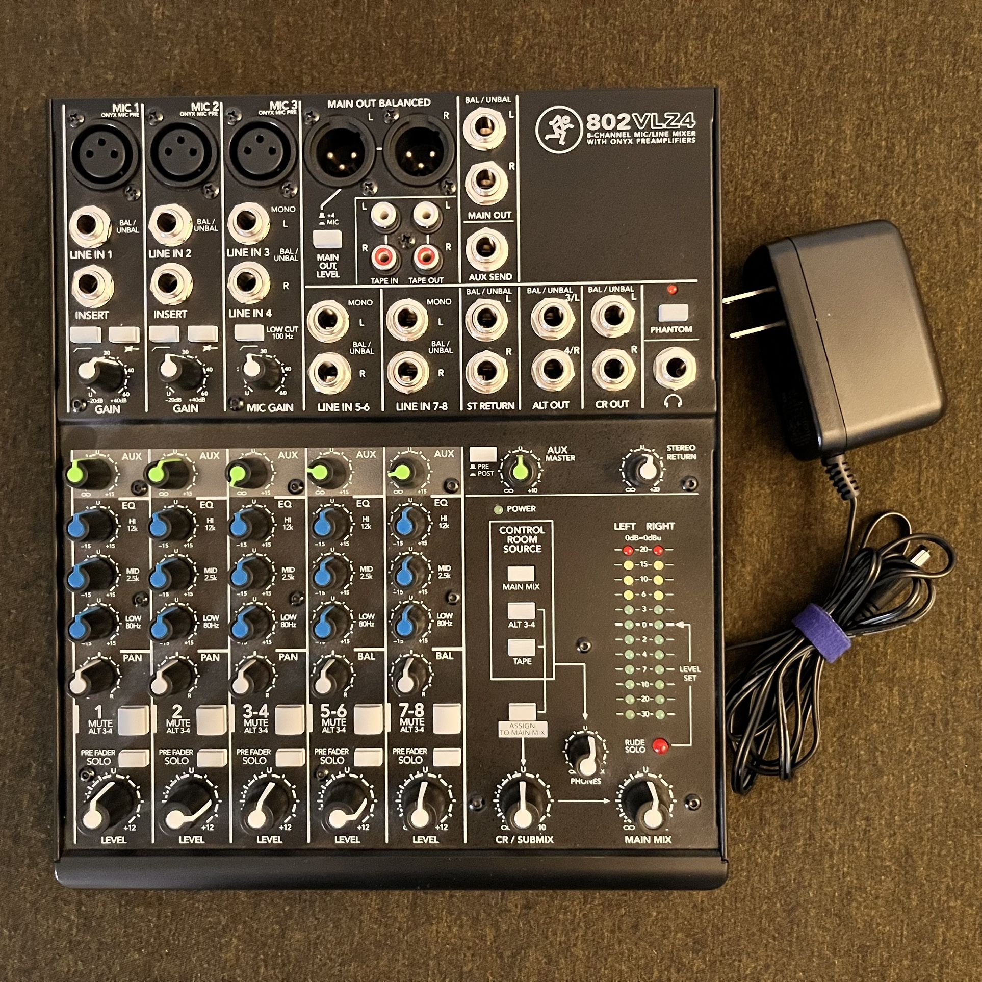 Mackie 802vlz4 Analog 8 Channel Mixer