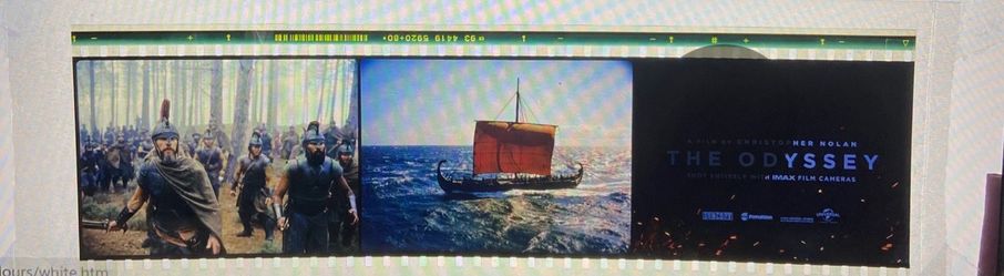 The Odyssey IMAX 70MM Film Strip
