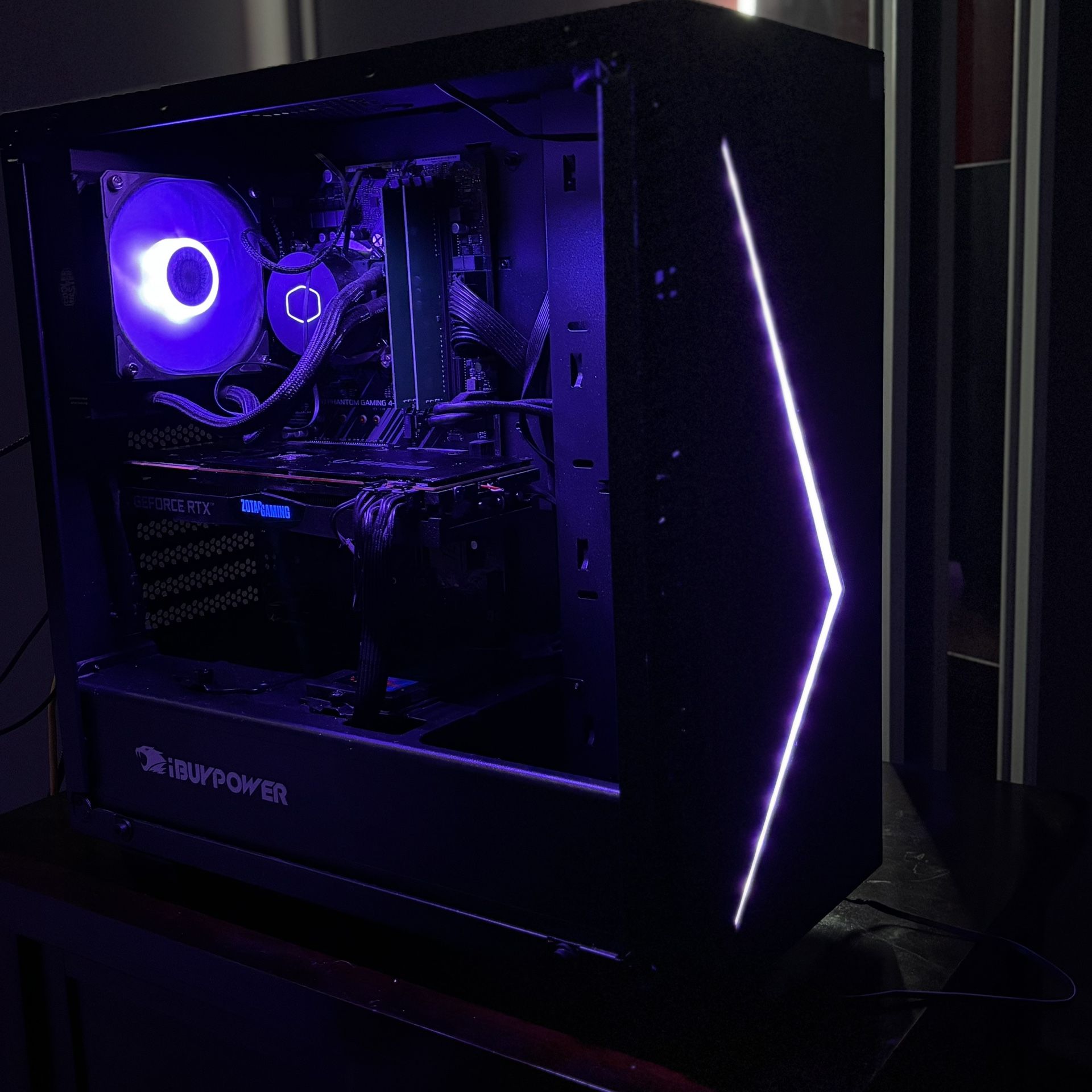iBUYPOWER, RTX 2080, intel core i7 8700k ghz cpu, 16GB RAM, 1 terabyte storage+ UNOPENED new mouse/keyboard