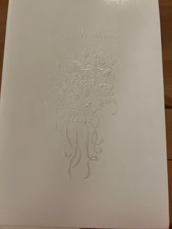 Wedding Album and Candle