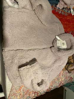 Fashion Nova Sherpa Jacket 3x Lilac