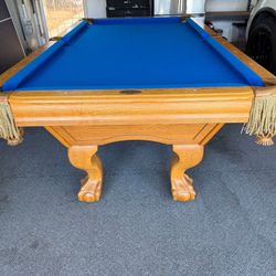 Pool Table 7ft ( Free Delivery & Set Up & New Color Felt Of Your Choice