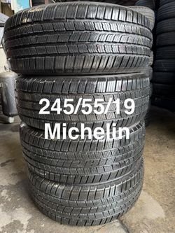 245/55/19 (4) Michelin Defender LTX M/S