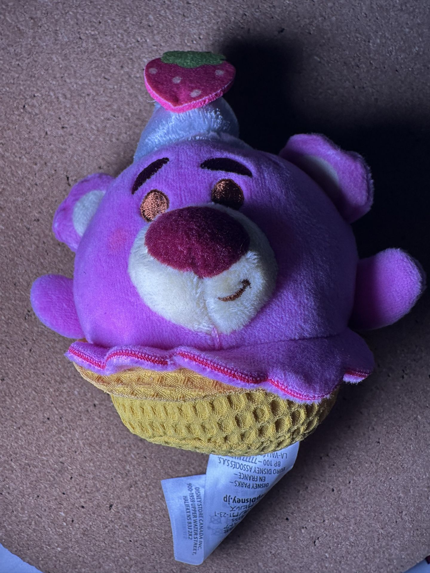Disney Munchlings Frozen Treats Lotso Strawberry Sundae Scented Plush