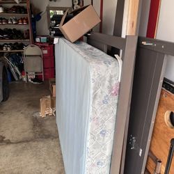 ** FREE ** Full Size Box Spring And Bed Frame