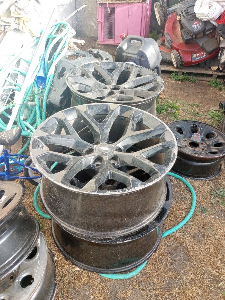 Snowflake Rims 24" For Chevy Silverado