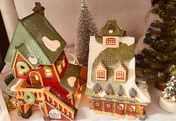 Christmas Dept. 56 North Pole Houses.