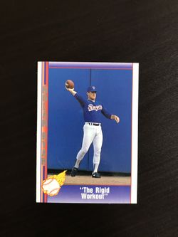 Nolan Ryan Baseball card playing football