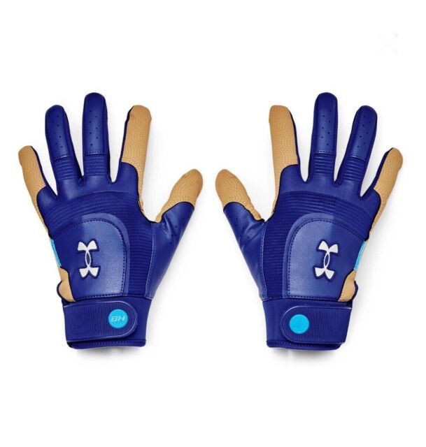 Under Armour Harper Hustle Baseball Batting Gloves 1372526-400 Men’s Medium