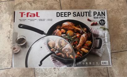 New T-fal Deep Sauté Pan 5.5qt