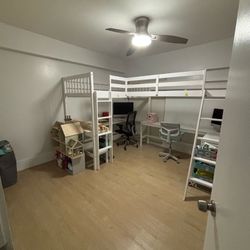Selling Double Loft Twin Bunkbed