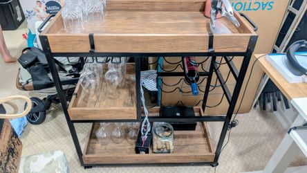 Rustic Bar Cart
