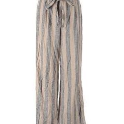 NWT Current Air Linen Striped Pants, Sz Medium 
