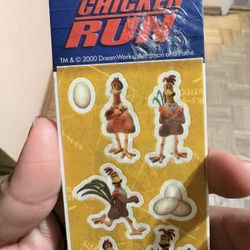 Vintage Chicken Run 1 Sheet Stickers