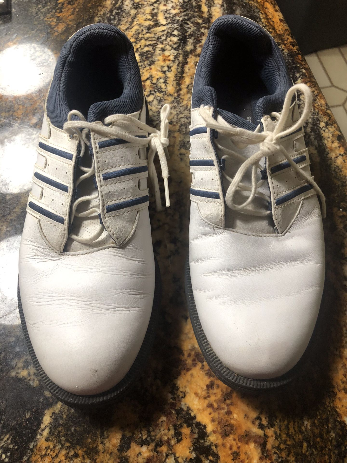 Adidas Womens Traxion Leather Golf Shoes US Size 7