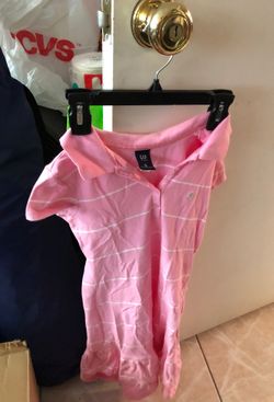 Gap Pink and white dress