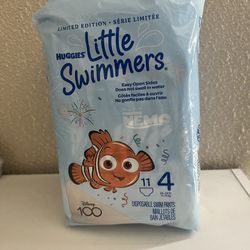 Huggies Swimmer Diapers- size 4