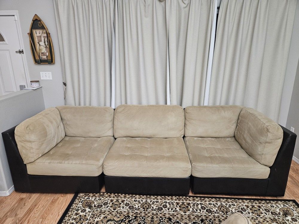 three-piece sofa