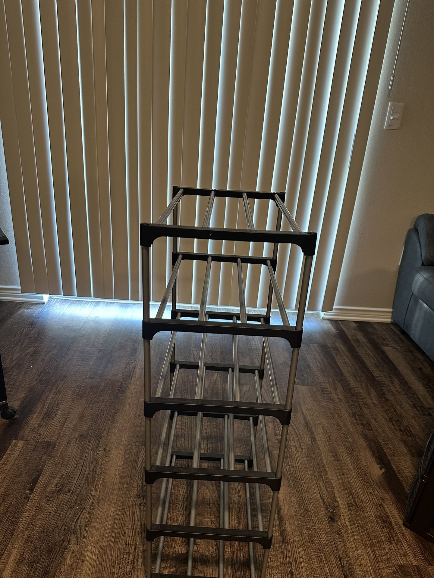 Table And Tier Metal Organizer Rack