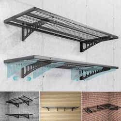18 X 45 Heavy Duty Garage Wall Shelf (2 Pieces)