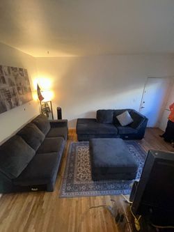 Altari 2 piece sectional with ottoman