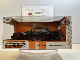 1987 Buick Grand National Diecast Model Car in 1/24 Scale by Jada, NIB
