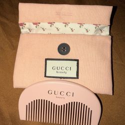 Gucci Comb and Floral Pouch 