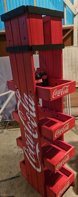COCA-COLA WOODEN SHELF