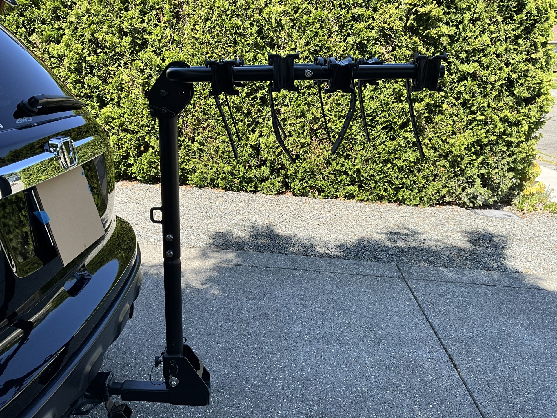 Hitch Mounted Bike Rack For Four Bikes