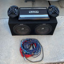 Kicker 12” Subs/sealed Box