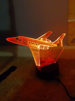 Airplane holographic led