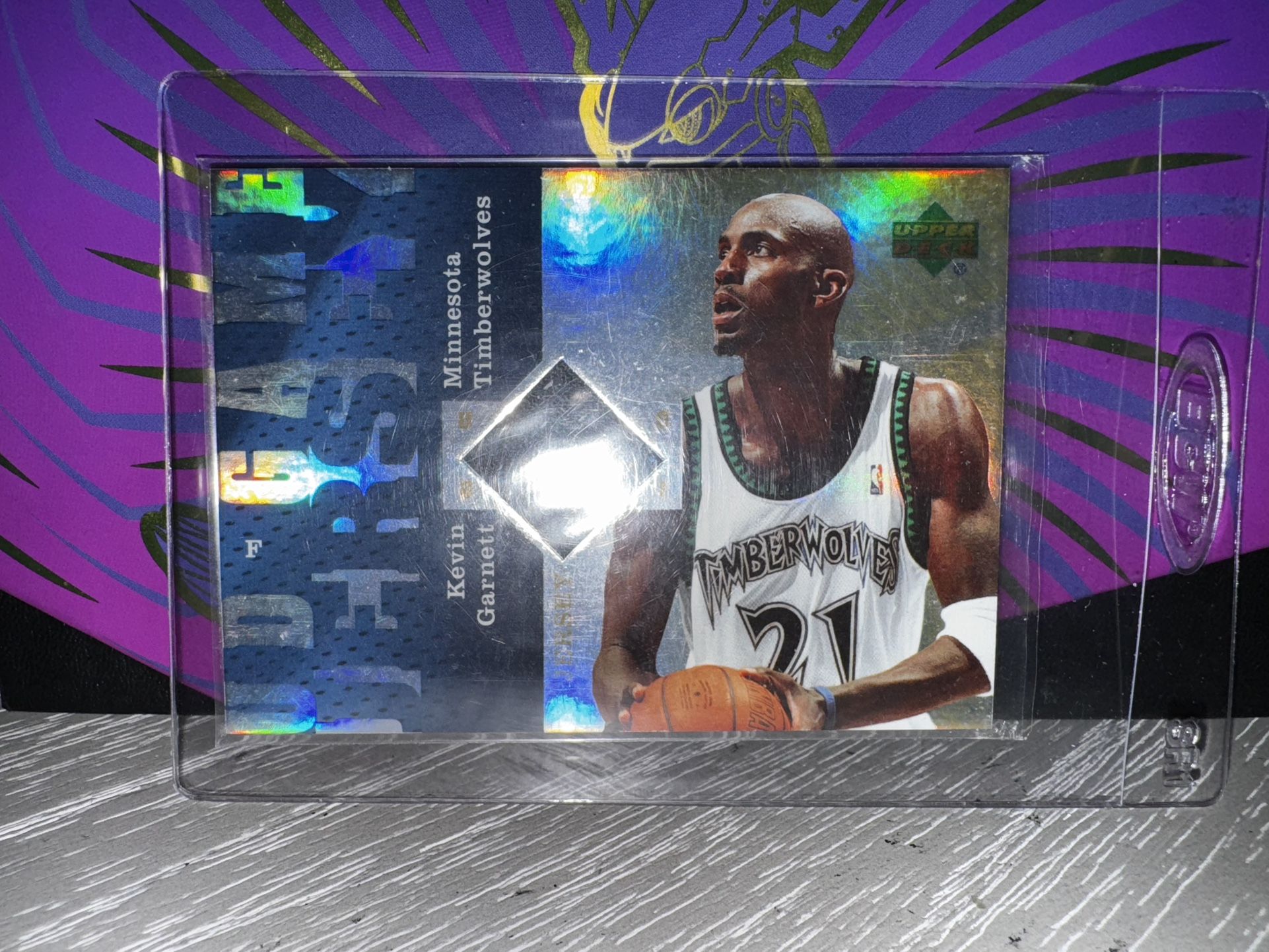 2007 UD Kevin Garnett Game-patch On Silver Card