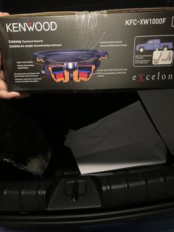 Kenwood excelon 10” Low Profile Sub
